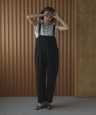 【グリーンパークス/Green Parks】のピンタックサロペット Black|ID: prp329100004649457 ipo3291000000033581413