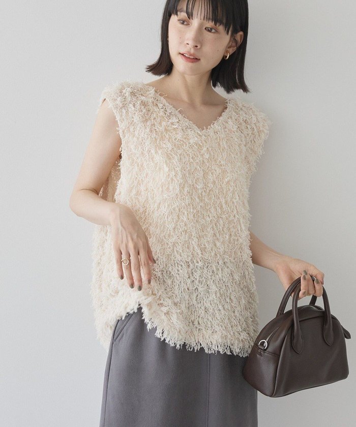 【アメリカンホリック/AMERICAN HOLIC】の【前後2WAY】フリンジベスト インテリア・キッズ・メンズ・レディースファッション・服の通販 founy(ファニー) https://founy.com/ ファッション Fashion レディースファッション Fashion for Women アウター Coat / Outerwear Collection トップス・カットソー Cut & Sew Tops ベスト&ジレ / 重ね着スタイル Vests & Gilets アメリカン American Style 春 Spring 今季 This Season, Current Season シンプル Simple, Minimal スタイリッシュ Stylish, Fashionable フリンジ Fringe, Tassel ベスト Vest, Waistcoat ポケット Pocket, Pocket Detail S/S・春夏 SS, Spring/Summer, Warm Season 新作・新入荷 New Arrivals / New In おすすめ Recommended / Our Picks 夏 Summer |ID: prp329100004649460 ipo3291000000033581437