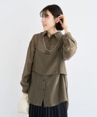 【グリーンパークス/Green Parks】のSET2点シアーシャツ+ビスチェ Brown|ID: prp329100004649468 ipo3291000000035648230