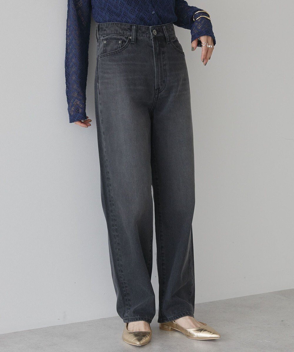 【アメリカンホリック/AMERICAN HOLIC】のルーズストレートデニム インテリア・キッズ・メンズ・レディースファッション・服の通販 founy(ファニー) 　ファッション　Fashion　レディースファッション　Fashion for Women　パンツ　Pants & Trousers　デニムパンツ・ジーンズ・美脚デニム　Denim Jeans & Pants　アメリカン　American Style　スタイリッシュ　Stylish, Fashionable　ストレート　Straight, Straight Cut　デニム　Denim, Jeans Material　トレンド　Trend, Trending Now　フィット　Fit, Slim Fit　ポケット　Pocket, Pocket Detail　リラックス　Relax, Relaxed Fit　ロング　Long, Long-Length　A/W・秋冬　Autumn/Winter　新作・新入荷　New Arrivals / New In　おすすめ　Recommended / Our Picks　2025年　2025　2025-2026秋冬・A/W　Autumn/Winter 2025–26 AW25–26　Black|ID: prp329100004649473 ipo3291000000033581513