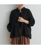 【クラフトスタンダードブティック/CRAFT STANDARD BOUTIQUE】のペプラム長袖ブラウス Black|ID: prp329100004649475 ipo3291000000033581529