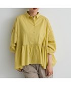 【クラフトスタンダードブティック/CRAFT STANDARD BOUTIQUE】のペプラム長袖ブラウス Yellow|ID: prp329100004649475 ipo3291000000033581533