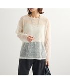 【グリーンパークス/Green Parks】のシアークラッシュプルオーバー Ivory|ID: prp329100004649477 ipo3291000000033581575