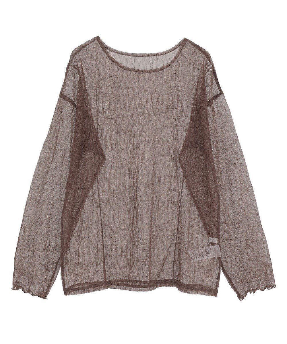 【グリーンパークス/Green Parks】のシアークラッシュプルオーバー インテリア・キッズ・メンズ・レディースファッション・服の通販 founy(ファニー) 　ファッション　Fashion　レディースファッション　Fashion for Women　トップス・カットソー　Cut & Sew Tops　キャミソール&ノースリーブ　Camisoles & Sleeveless Tops　カジュアルプルオーバー・ニットトップス　Pullovers & Knit Tops / Casual Pullovers　新作・新入荷　New Arrivals / New In　おすすめ　Recommended / Our Picks　インナー　Innerwear　キャミソール　Camisole, Spaghetti Strap Top　クラッシュ　Distressed, Crashed Style　トレンド　Trend, Trending Now　ビスチェ　Bustier, Corset Top　フィット　Fit, Slim Fit　ポケット　Pocket, Pocket Detail　夏　Summer　S/S・春夏　SS, Spring/Summer, Warm Season　A/W・秋冬　Autumn/Winter　Brown|ID: prp329100004649477 ipo3291000000033581577