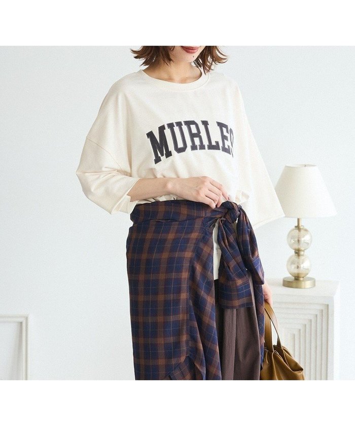 【グリーンパークス/Green Parks】の5分袖刺繍ロゴトレTEE インテリア・キッズ・メンズ・レディースファッション・服の通販 founy(ファニー) https://founy.com/ ファッション Fashion レディースファッション Fashion for Women トップス・カットソー Cut & Sew Tops シャツ・ブラウス・オフィスカジュアル Elegant Blouses & Button-Ups ロングTシャツ・Tシャツ Longline T-Shirts & Tees カットソー・ベーシックTシャツ Cut-and-Sewn Tops / Stretch Tees & Basics 新作・新入荷 New Arrivals / New In おすすめ Recommended / Our Picks カットソー Cut and Sewn Top フロント Front, Front Design ボトム Bottoms, Lower Wear ポケット Pocket, Pocket Detail ロング Long, Long-Length 夏 Summer S/S・春夏 SS, Spring/Summer, Warm Season A/W・秋冬 Autumn/Winter |ID: prp329100004649479 ipo3291000000033581580