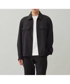 【アンフィーロ/UNFILO / MEN】の【洗える/ストレッチ/イージーケア/吸水速乾】WOOL TOUCH 機能美シャツブルゾン ブラック|ID: prp329100004649484 ipo3291000000033581620
