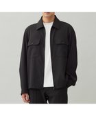 【アンフィーロ/UNFILO / MEN】の【洗える/ストレッチ/イージーケア/吸水速乾】WOOL TOUCH 機能美シャツブルゾン ブラック|ID: prp329100004649484 ipo3291000000033818931