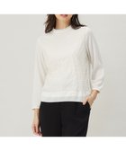 【ジェイ プレス/J.PRESS】のパウダリーツイルレースコンビ カットソー グレージュ系|ID: prp329100004649536 ipo3291000000033582410