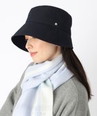 【ムーンバット/MOONBAT】のFURLA(フルラ) ベルクロッシェハット 日本製 ネイビーブルー|ID: prp329100004649545 ipo3291000000035792035