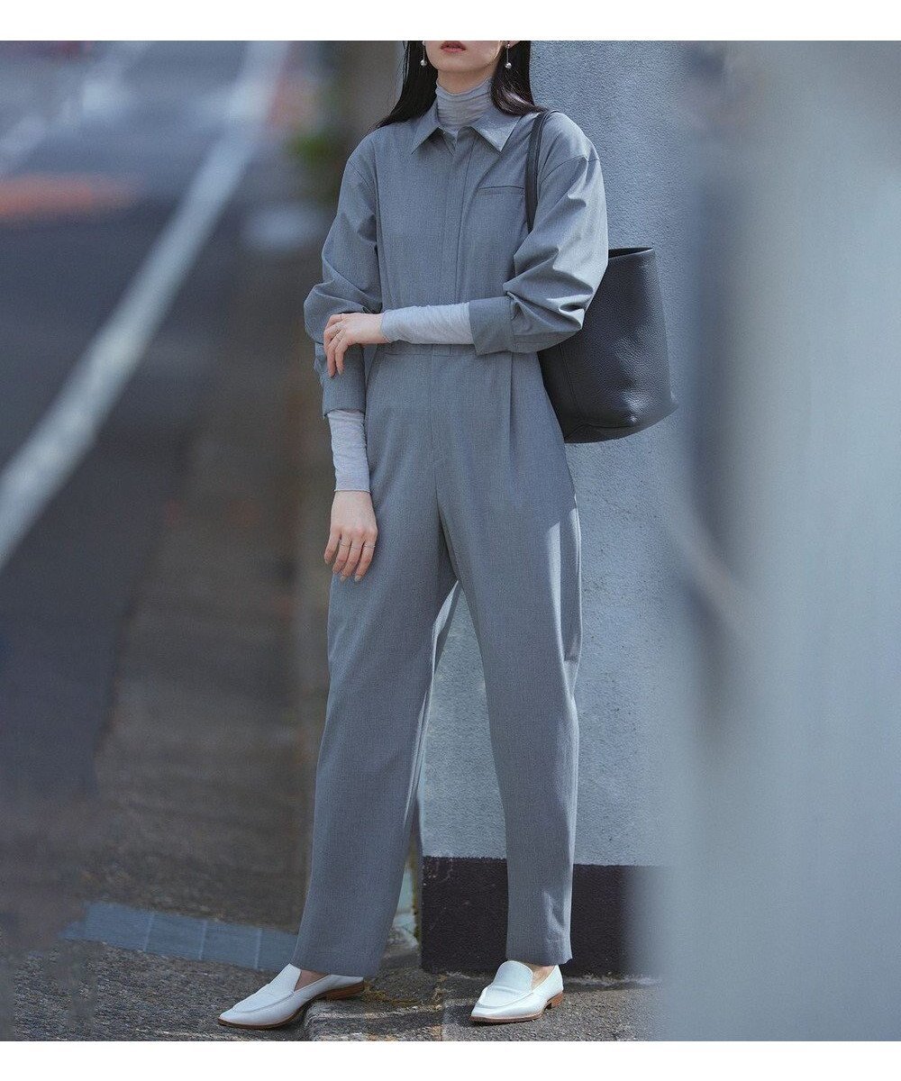 【ネイヴ/NAVE】の【ReNAVE】ウォッシャブルツイル ジャンプスーツ 人気、トレンドファッション・服の通販 founy(ファニー) 　雑誌掲載アイテム　Magazine Picks & Fashion Features　ファッション雑誌　Fashion Magazines　エクラ　eclat　グロー　GLOW　ファッション　Fashion　レディースファッション　Fashion for Women　ワンピース　Dresses　オールインワン・ワンピース　Dresses and Jumpsuits　サロペット&オールインワン　Dungarees & Jumpsuit Styles　10月号　October Issue　ストレッチ　Stretch, Stretchy Fabric　スリーブ　Sleeve, Long Sleeve / Short Sleeve　スーツ　Suit, Formalwear　雑誌　Magazine, Fashion Magazine　ドレス　Dress, One-Piece　2月号　February Issue, Feb. Edition　ロング　Long, Long-Length　A/W・秋冬　Autumn/Winter　 other-1|ID: prp329100004649550 ipo3291000000033582912