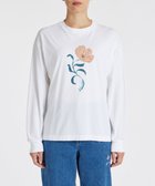 【ポール スミス/Paul Smith】のPS Poppies 長袖Tシャツ 人気、トレンドファッション・服の通販 founy(ファニー) ファッション Fashion レディースファッション Fashion for Women トップス・カットソー Cut & Sew Tops シャツ・ブラウス・オフィスカジュアル Elegant Blouses & Button-Ups ロングTシャツ・Tシャツ Longline T-Shirts & Tees カットソー・ベーシックTシャツ Cut-and-Sewn Tops / Stretch Tees & Basics おすすめ Recommended / Our Picks カットソー Cut and Sewn Top プリント Print, Printed Pattern ワンポイント One Point, Statement Accent ワーク Workwear, Utility Style 夏 Summer S/S・春夏 SS, Spring/Summer, Warm Season A/W・秋冬 Autumn/Winter 長袖 Long Sleeve, Full Sleeve thumbnail ホワイト|ID: prp329100004649564 ipo3291000000033583439