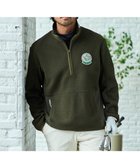 【23区 ゴルフ/23区GOLF / MEN】の【MEN】ボアフリースプルオーバー カーキ系|ID: prp329100004649957 ipo3291000000033985272