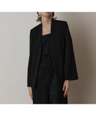 【グレース コンチネンタル/GRACE CONTINENTAL】のダブルクロスノーカラージャケット ブラック|ID: prp329100004649959 ipo3291000000033590821