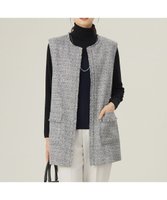 【自由区/JIYU-KU】の【セットアップ対応・洗える】ライトミックスツイード ジレ 人気、トレンドファッション・服の通販 founy(ファニー) ファッション Fashion レディースファッション Fashion for Women アウター Coat / Outerwear Collection トップス・カットソー Cut & Sew Tops ベスト&ジレ / 重ね着スタイル Vests & Gilets セットアップ Matching Sets レディーストップス・ブラウス Tops & Blouses / Assorted Women's Tops セットアップ Set-Up, Coordinated Outfit セレモニー Ceremony ツイード Twill, Twill Weave フリンジ Fringe, Tassel ベスト Vest, Waistcoat ボトム Bottoms, Lower Wear ミックス Mix, Mixed Style リラックス Relax, Relaxed Fit エレガント 上品 Elegant 夏 Summer S/S・春夏 SS, Spring/Summer, Warm Season 洗える Machine Washable A/W・秋冬 Autumn/Winter |ID:prp329100004649960