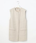 【自由区/JIYU-KU】の【セットアップ対応・洗える】ライトミックスツイード ジレ [新色]ベージュ|ID: prp329100004649960 ipo3291000000034566728