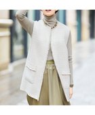 【自由区/JIYU-KU】の【カタログ掲載・セットアップ対応】ライトミックスツイード ジレ [新色]ベージュ|ID: prp329100004649960 ipo3291000000034606531