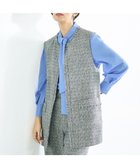 【自由区/JIYU-KU】の【カタログ掲載・セットアップ対応】ライトミックスツイード ジレ モノトーン|ID: prp329100004649960 ipo3291000000034617515