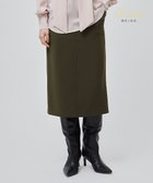 【ベイジ,/BEIGE,】の【洗える】ALAINA / Iラインスカート 人気、トレンドファッション・服の通販 founy(ファニー) ファッション Fashion レディースファッション Fashion for Women スカート Skirts ジャケット Jacket, Outerwear ストレッチ Stretch, Stretchy Fabric セットアップ Set-Up, Coordinated Outfit センター Center, Center Line フロント Front, Front Design エレガント 上品 Elegant ビジネス 仕事 通勤 Business / Work / Commuting 夏 Summer S/S・春夏 SS, Spring/Summer, Warm Season 洗える Machine Washable A/W・秋冬 Autumn/Winter thumbnail Khaki|ID: prp329100004649962 ipo3291000000033590900