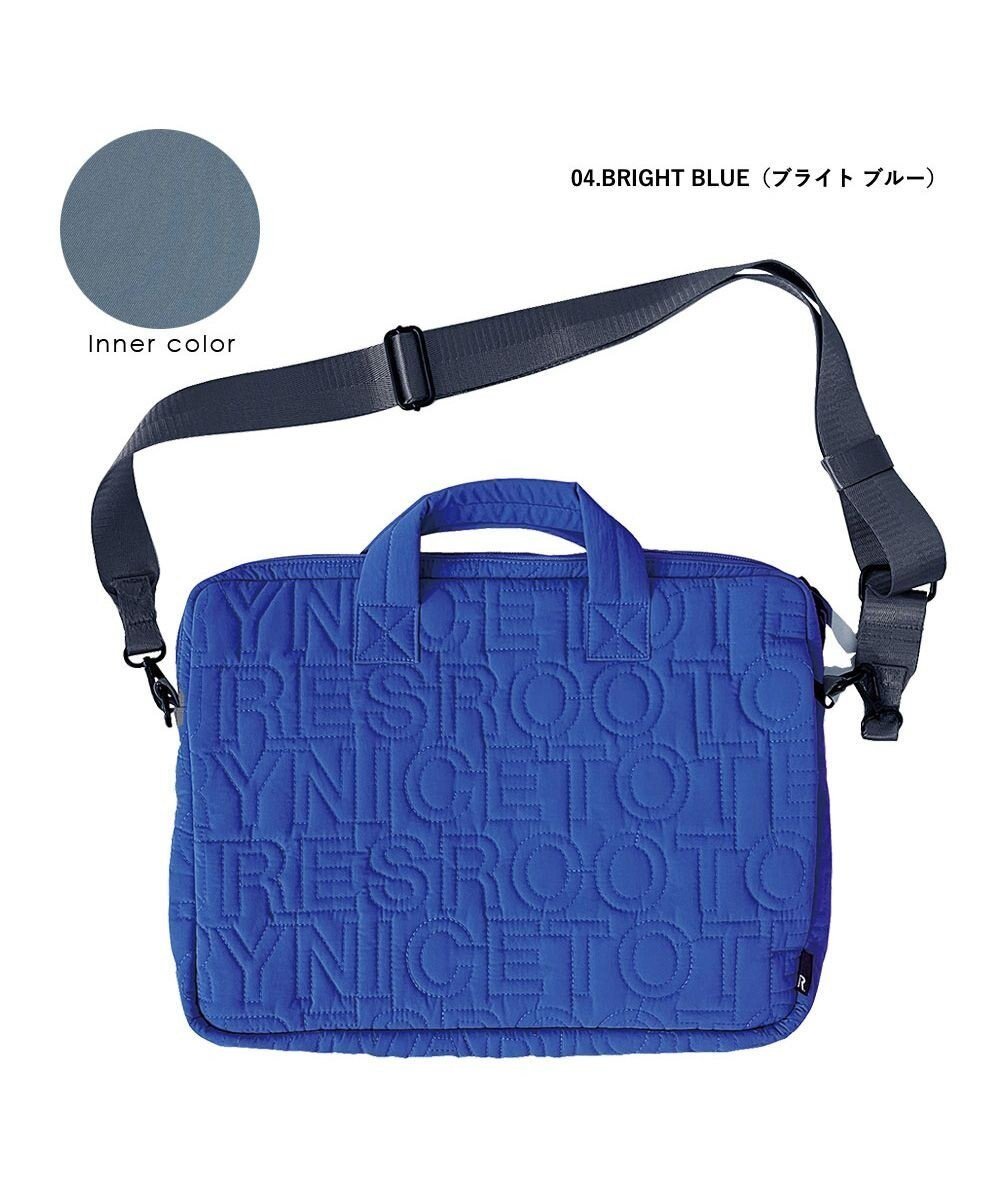 【ルートート/ROOTOTE】の1320【オリジナル】LT.アーキャトルPC.アルファベットスープ-キルティング-A インテリア・キッズ・メンズ・レディースファッション・服の通販 founy(ファニー) 　ファッション　Fashion　レディースファッション　Fashion for Women　カメラ　Camera Accessories　キルティング　Quilted, Quilting　クッション　Cushion, Throw Pillow　ショルダー　Shoulder, Shoulder Strap　パターン　Pattern, Design Print　ポケット　Pocket, Pocket Detail　新作・新入荷　New Arrivals / New In　ビジネス 仕事 通勤　Business / Work / Commuting　04:ブライトブルー|ID: prp329100004649992 ipo3291000000033591735