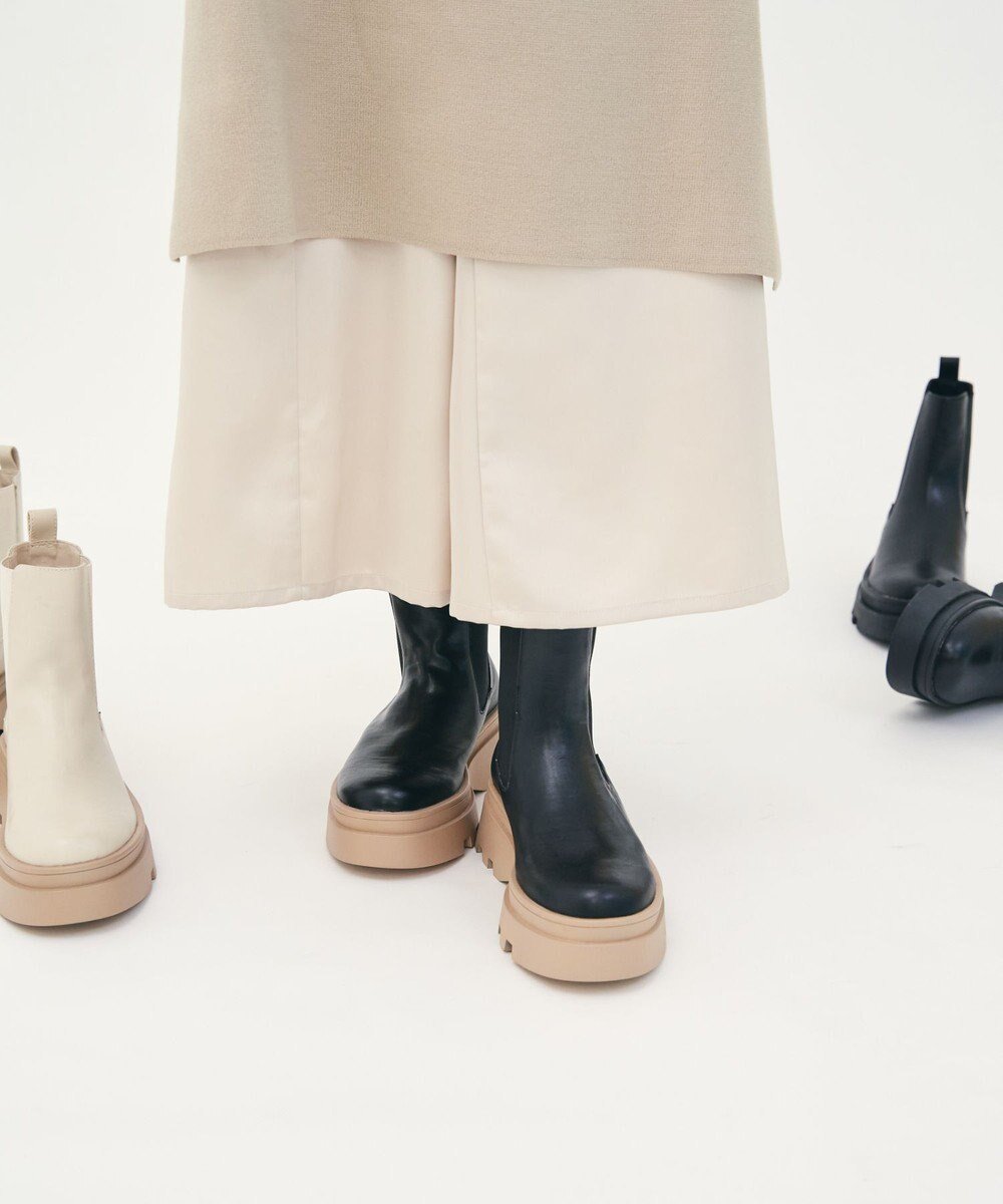 【ボントレ/BONTRE】の【PRECIEUX JOUET/プレシュウジュエ】ボリュームソールサイドゴアブーツ 人気、トレンドファッション・服の通販 founy(ファニー) 　ファッション　Fashion　レディースファッション　Fashion for Women　シンプル　Simple, Minimal　厚底　Platform Shoes　定番　Standard, Basic Item　A/W・秋冬　Autumn/Winter　 other-1|ID: prp329100004649997 ipo3291000000033591969