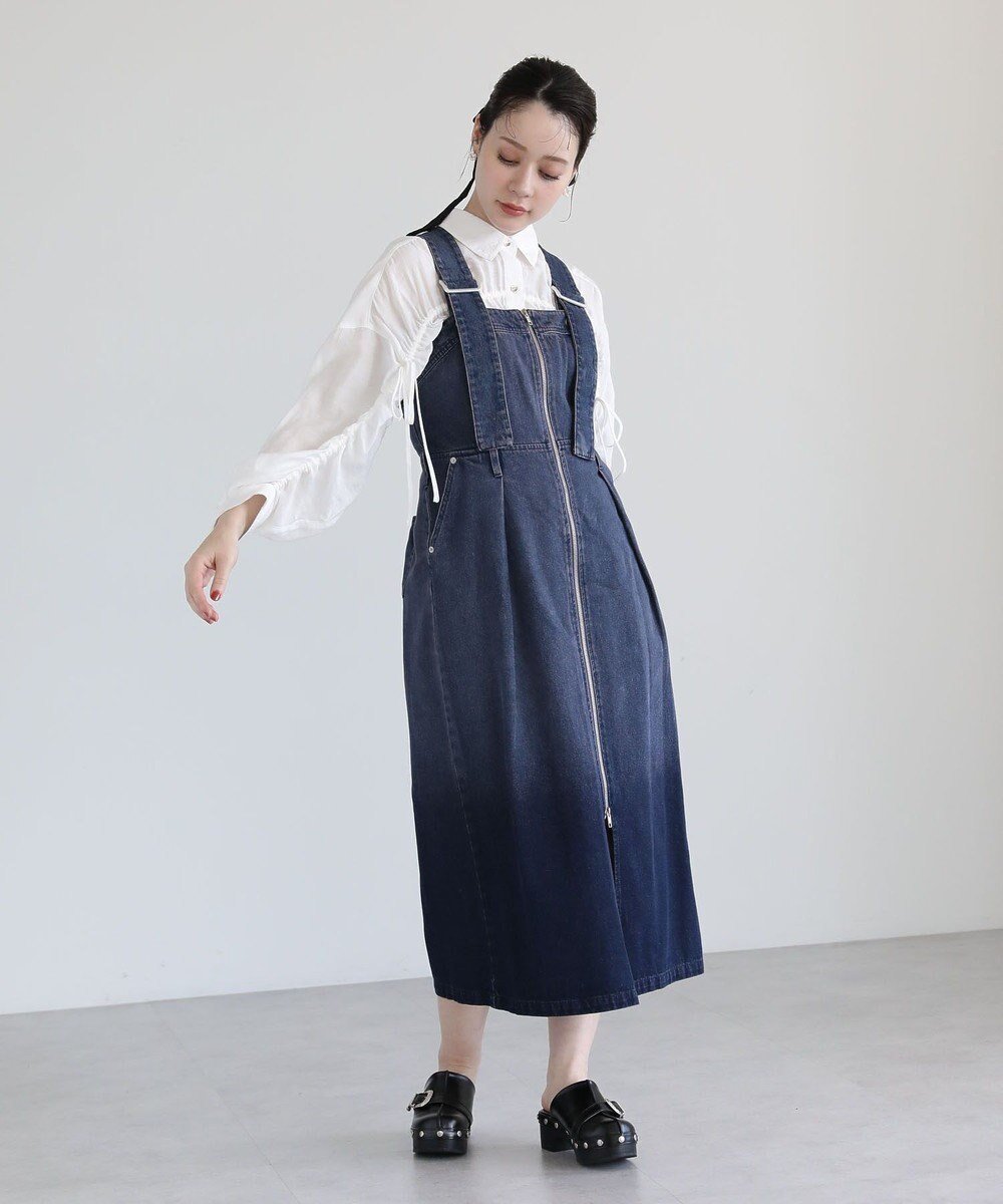 【グリーンパークス/Green Parks】の・SUGAR SPOON 2wayデニムジャンスカ インテリア・キッズ・メンズ・レディースファッション・服の通販 founy(ファニー) 　ファッション　Fashion　レディースファッション　Fashion for Women　スカート　Skirts　新作・新入荷　New Arrivals / New In　おすすめ　Recommended / Our Picks　ショルダー　Shoulder, Shoulder Strap　デニム　Denim, Jeans Material　ポケット　Pocket, Pocket Detail　今季　This Season, Current Season　夏　Summer　S/S・春夏　SS, Spring/Summer, Warm Season　A/W・秋冬　Autumn/Winter　Purple|ID: prp329100004650000 ipo3291000000033592090