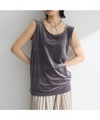 【グリーンパークス/Green Parks】の2Wayベロアタンクトップ Dark Gray|ID: prp329100004650006 ipo3291000000033592118