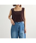 【グリーンパークス/Green Parks】の2Wayベロアタンクトップ Brown|ID: prp329100004650006 ipo3291000000033592119
