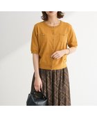 【グリーンパークス/Green Parks】のコンパクトポケットカーディガン Mustard|ID: prp329100004650007 ipo3291000000033592124