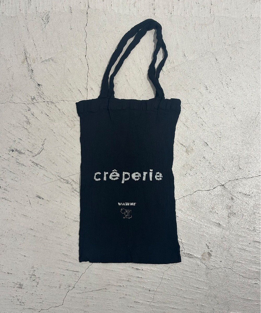 【クレプリツモリチサト/creperie tsumori chisato】のcreperie LOGO BAG インテリア・キッズ・メンズ・レディースファッション・服の通販 founy(ファニー) 　ファッション　Fashion　レディースファッション　Fashion for Women　バッグ　Bags　インナー　Innerwear　カラフル　Colorful Design　コレクション　Collection, Seasonal Line　フォルム　Silhouette, Form　プリント　Print, Printed Pattern　新作・新入荷　New Arrivals / New In　日本製　Made In Japan　BLACK|ID: prp329100004650016 ipo3291000000033592207