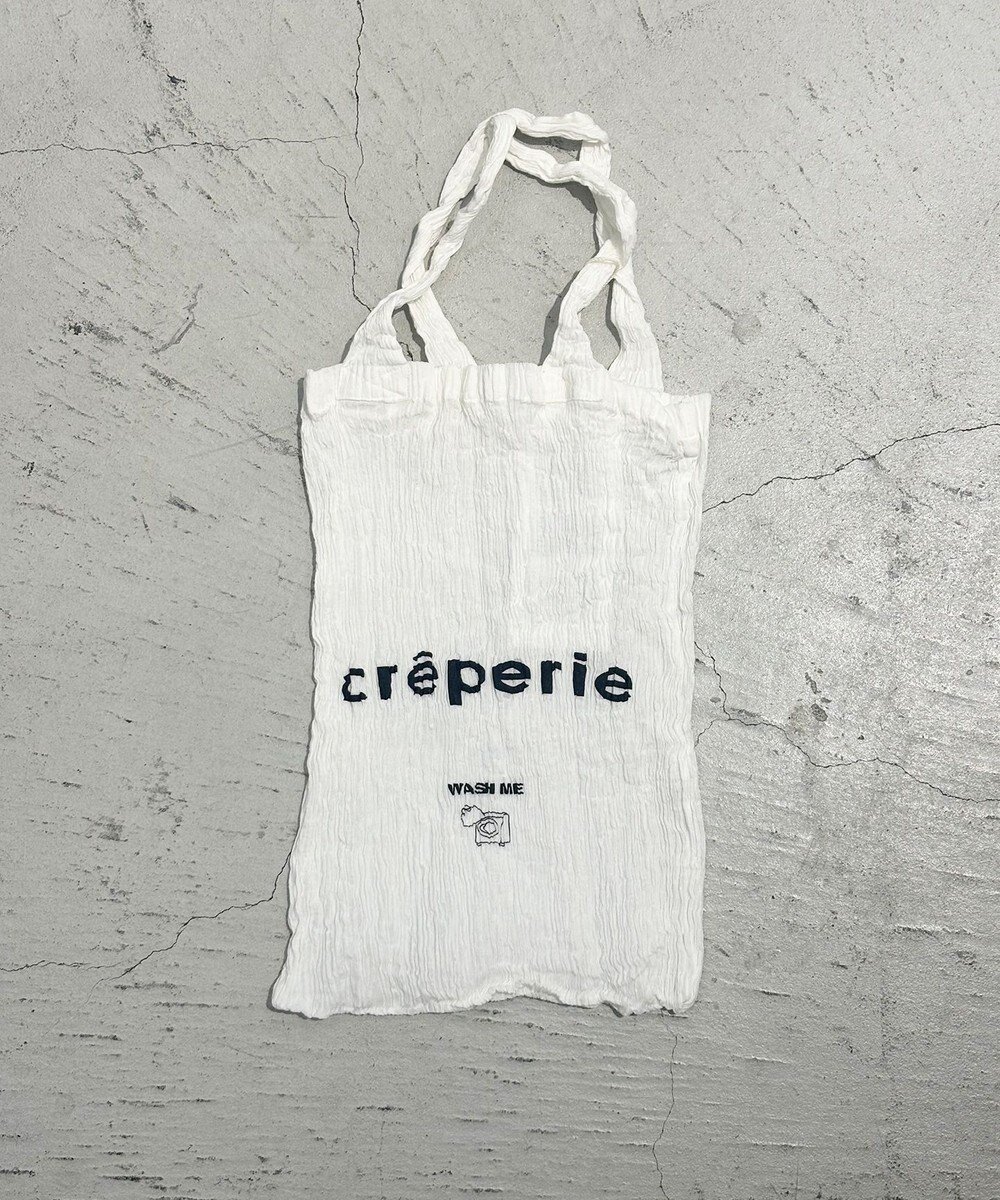 【クレプリツモリチサト/creperie tsumori chisato】のcreperie LOGO BAG インテリア・キッズ・メンズ・レディースファッション・服の通販 founy(ファニー) 　ファッション　Fashion　レディースファッション　Fashion for Women　バッグ　Bags　インナー　Innerwear　カラフル　Colorful Design　コレクション　Collection, Seasonal Line　フォルム　Silhouette, Form　プリント　Print, Printed Pattern　新作・新入荷　New Arrivals / New In　日本製　Made In Japan　WHITE|ID: prp329100004650016 ipo3291000000033592208