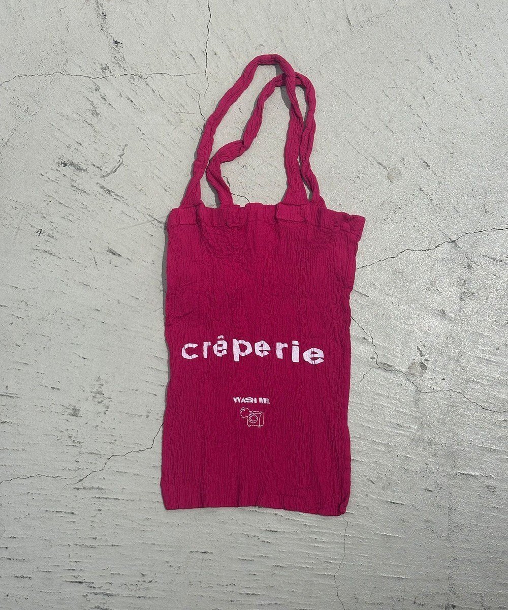 【クレプリツモリチサト/creperie tsumori chisato】のcreperie LOGO BAG インテリア・キッズ・メンズ・レディースファッション・服の通販 founy(ファニー) 　ファッション　Fashion　レディースファッション　Fashion for Women　バッグ　Bags　インナー　Innerwear　カラフル　Colorful Design　コレクション　Collection, Seasonal Line　フォルム　Silhouette, Form　プリント　Print, Printed Pattern　新作・新入荷　New Arrivals / New In　日本製　Made In Japan　DEEP PULPLE|ID: prp329100004650016 ipo3291000000033592209