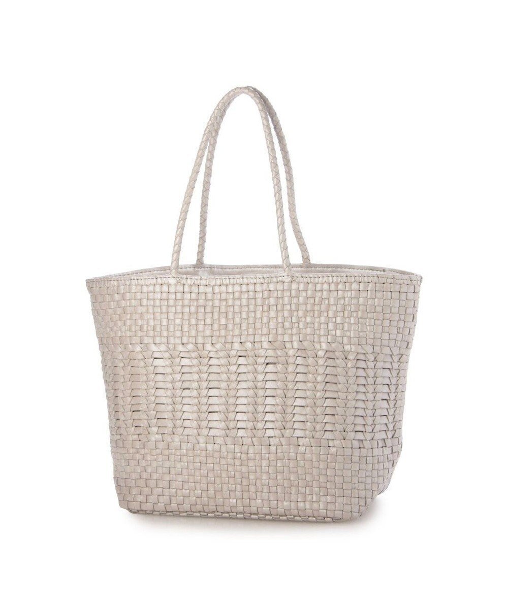 【アンビリオン/UNBILLION】のペルケ perche / 牛革メッシュ編みトートL インテリア・キッズ・メンズ・レディースファッション・服の通販 founy(ファニー) ファッション Fashion レディースファッション Fashion for Women バッグ Bags おすすめ Recommended / Our Picks ハンド Hand, Handmade メッシュ Mesh, Net Fabric 手編み Hand-Knitted, Handmade Knit ビジネス 仕事 通勤 Business / Work / Commuting シルバー|ID: prp329100004650033 ipo3291000000033592297