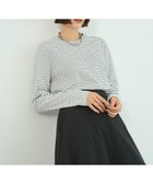 【アンフィーロ 自由区/UNFILO】の【洗える/抗菌防臭】コットンスムース レイヤードインナー ボーダー|ID: prp329100004650042 ipo3291000000033592390