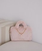 【メゾンドフルール/Maison de FLEUR】のチャーム付きファー2Wayボストンバッグ Pink|ID: prp329100004650068 ipo3291000000033592513