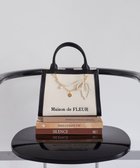 【メゾンドフルール/Maison de FLEUR】のチャーム付きスクエア2Wayバッグ Black|ID: prp329100004650089 ipo3291000000033592618