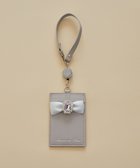 【メゾンドフルール/Maison de FLEUR】のリール付きビジューリボンパスケース Light Blue|ID: prp329100004650097 ipo3291000000033592666