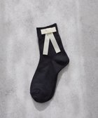 【メゾンドフルール/Maison de FLEUR】のグログランリボンソックス Black|ID: prp329100004650099 ipo3291000000033592688