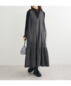 【グリーンパークス/Green Parks】の・SUGAR SPOON W-ZIPデニムロングワンヒ 人気、トレンドファッション・服の通販 founy(ファニー) ファッション Fashion レディースファッション Fashion for Women ワンピース Dresses おすすめ Recommended / Our Picks インナー Innerwear デニム Denim, Jeans Material ノースリーブ Sleeveless, No-Sleeve フォルム Silhouette, Form フレア Flare, Flared ポケット Pocket, Pocket Detail 夏 Summer S/S・春夏 SS, Spring/Summer, Warm Season A/W・秋冬 Autumn/Winter thumbnail Black|ID: prp329100004650102 ipo3291000000034331092