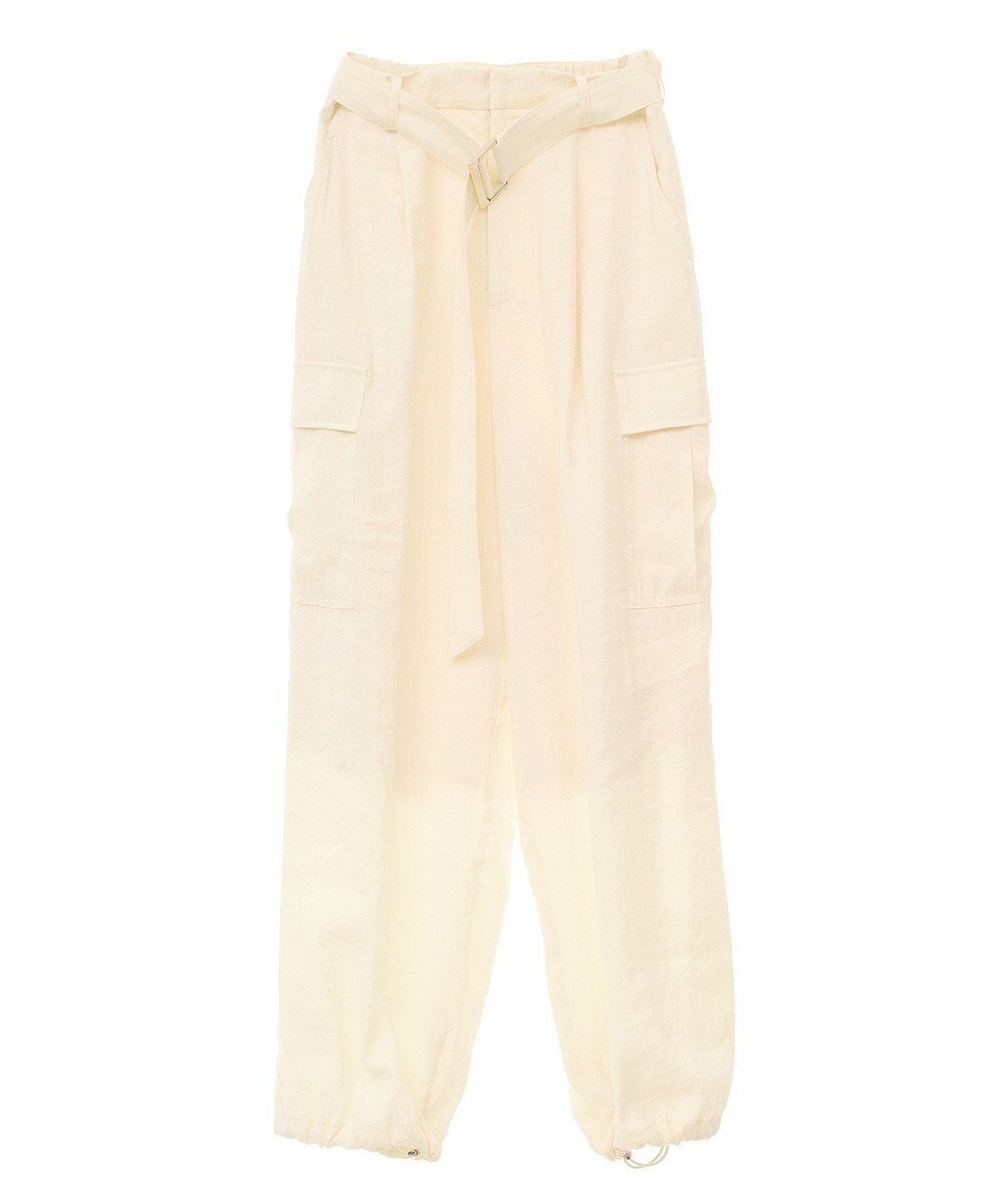 【イェッカ ヴェッカ/YECCA VECCA】のベルテッドカーゴパンツ インテリア・キッズ・メンズ・レディースファッション・服の通販 founy(ファニー) 　ファッション　Fashion　レディースファッション　Fashion for Women　パンツ　Pants & Trousers　おすすめ　Recommended / Our Picks　カーゴパンツ　Cargo Pants, Utility Pants　ポケット　Pocket, Pocket Detail　メタル　Metal, Metal Parts　夏　Summer　S/S・春夏　SS, Spring/Summer, Warm Season　A/W・秋冬　Autumn/Winter　Ivory|ID: prp329100004650130 ipo3291000000033592886