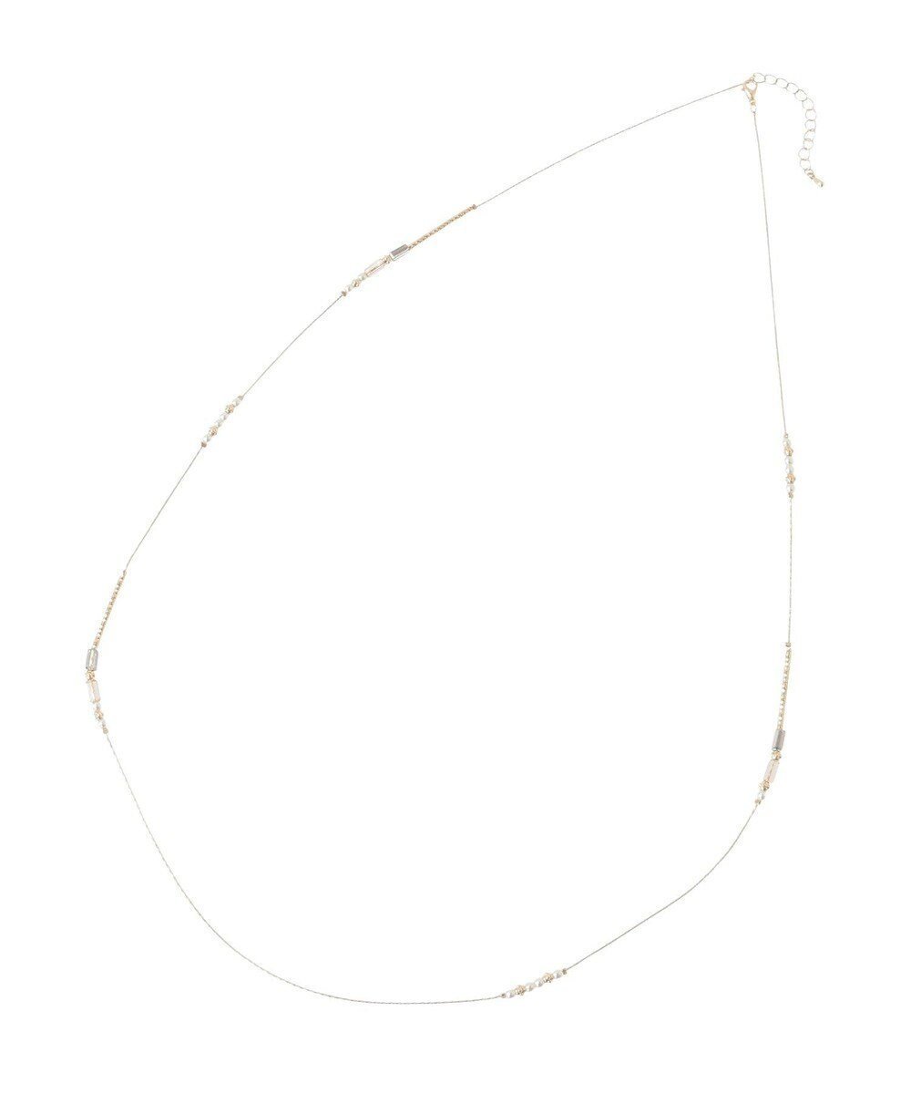 【イェッカ ヴェッカ/YECCA VECCA】のステーションガラスMIXロングネックレス インテリア・キッズ・メンズ・レディースファッション・服の通販 founy(ファニー) 　ファッション　Fashion　レディースファッション　Fashion for Women　ジュエリー　Jewelry　ネックレス　Necklaces & Pendants　おすすめ　Recommended / Our Picks　アクセサリー　Fashion Accessories　ガラス　Glass, Glassware　チェーン　Chain, Chain Strap　ネックレス　Necklace, Pendant Necklace　バランス　Balance, Style Balance　パール　Pearl, Pearl Accent　ロング　Long, Long-Length　Gold|ID: prp329100004650131 ipo3291000000035837388