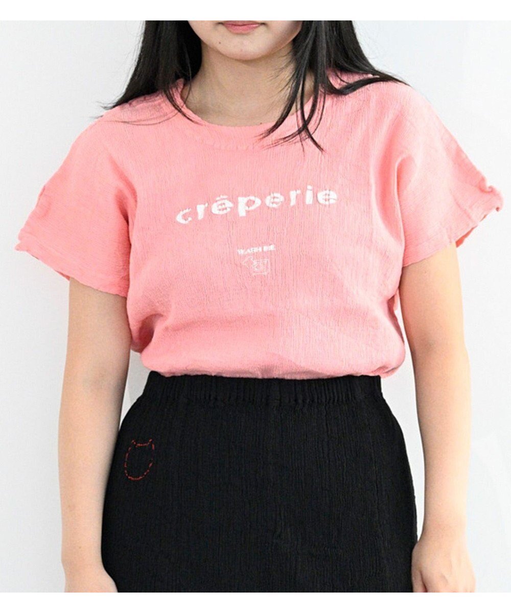 【クレプリツモリチサト/creperie tsumori chisato】のcreperie DOLMAN SLEEVES T-SHIRT クレプリ ドルマンスリーブTシャツ インテリア・キッズ・メンズ・レディースファッション・服の通販 founy(ファニー) ファッション Fashion レディースファッション Fashion for Women トップス・カットソー Cut & Sew Tops シャツ・ブラウス・オフィスカジュアル Elegant Blouses & Button-Ups ロングTシャツ・Tシャツ Longline T-Shirts & Tees カットソー・ベーシックTシャツ Cut-and-Sewn Tops / Stretch Tees & Basics インナー Innerwear 春 Spring カットソー Cut and Sewn Top コレクション Collection, Seasonal Line フォルム Silhouette, Form プリント Print, Printed Pattern 半袖 Short Sleeve, Half Sleeve S/S・春夏 SS, Spring/Summer, Warm Season 日本製 Made In Japan 夏 Summer PINK|ID: prp329100004650151 ipo3291000000033593095