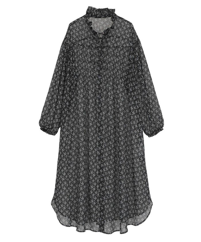 【グリーンパークス/Green Parks】の花柄シフォン楊柳ワンピース インテリア・キッズ・メンズ・レディースファッション・服の通販 founy(ファニー) https://founy.com/ ファッション Fashion レディースファッション Fashion for Women ワンピース Dresses シャツワンピース / 1枚で着映えコーデ Shirt Dresses 新作・新入荷 New Arrivals / New In おすすめ Recommended / Our Picks カーディガン Cardigan, Knitwear ギャザー Gathered, Ruffled シフォン Chiffon, Lightweight Fabric フェミニン Feminine, Girly フリル Frill, Ruffle ポケット Pocket, Pocket Detail ロング Long, Long-Length 今季 This Season, Current Season 夏 Summer S/S・春夏 SS, Spring/Summer, Warm Season A/W・秋冬 Autumn/Winter |ID: prp329100004650162 ipo3291000000033593197