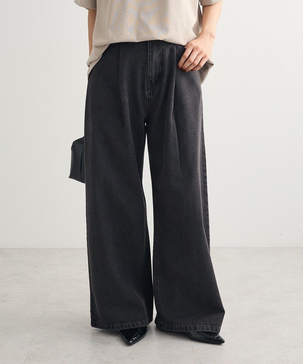 【グリーンパークス/Green Parks】の・SUGAR SPOON デニムワイドパンツ 人気、トレンドファッション・服の通販 founy(ファニー) 　ファッション　Fashion　レディースファッション　Fashion for Women　パンツ　Pants & Trousers　デニムパンツ・ジーンズ・美脚デニム　Denim Jeans & Pants　新作・新入荷　New Arrivals / New In　ストレート　Straight, Straight Cut　デニム　Denim, Jeans Material　フォルム　Silhouette, Form　ポケット　Pocket, Pocket Detail　ワイド　Wide, Wide Fit　ヴィンテージ　Vintage Style　夏　Summer　S/S・春夏　SS, Spring/Summer, Warm Season　A/W・秋冬　Autumn/Winter　 other-1|ID: prp329100004650163 ipo3291000000033593208