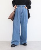 【グリーンパークス/Green Parks】の・SUGAR SPOON デニムワイドパンツ Indigo|ID: prp329100004650163 ipo3291000000033593211