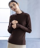 【エニィ スィス/any SiS】のCICA加工 フリルネック プルオーバー ブラウン|ID: prp329100004650173 ipo3291000000033818739