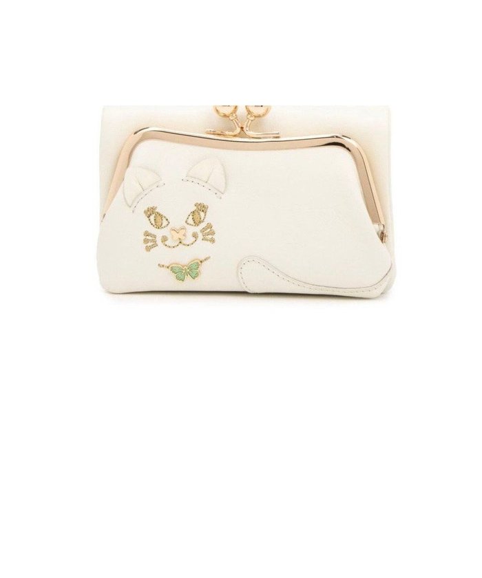 【アナスイ/ANNA SUI】のTITIソフト 口金二つ折り財布 インテリア・キッズ・メンズ・レディースファッション・服の通販 founy(ファニー) https://founy.com/ ファッション Fashion レディースファッション Fashion for Women ミニ財布・二つ折り財布 Wallets & Card Cases おすすめ Recommended / Our Picks ギフト プレゼント Gift / Present コンパクト Compact, Small Size フロント Front, Front Design モチーフ Motif, Design Theme 猫 Cat, Kitty 財布 Wallet, Purse |ID: prp329100004650184 ipo3291000000035814618