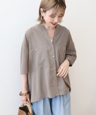 【アメリカンホリック/AMERICAN HOLIC】のミリタリーWポケットスキッパーシャツ Gray Beige|ID: prp329100004650199 ipo3291000000033593471