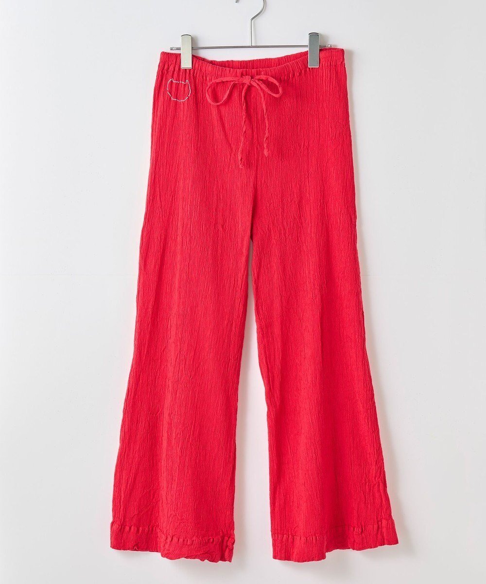 【その他のブランド/Other】のcreperie WIDE PANTS インテリア・キッズ・メンズ・レディースファッション・服の通販 founy(ファニー) 　ファッション　Fashion　レディースファッション　Fashion for Women　パンツ　Pants & Trousers　インナー　Innerwear　春　Spring　コレクション　Collection, Seasonal Line　パッチ　Patch, Appliqué　フォルム　Silhouette, Form　ポケット　Pocket, Pocket Detail　ワイド　Wide, Wide Fit　S/S・春夏　SS, Spring/Summer, Warm Season　新作・新入荷　New Arrivals / New In　日本製　Made In Japan　夏　Summer　RED|ID: prp329100004650201 ipo3291000000033593491