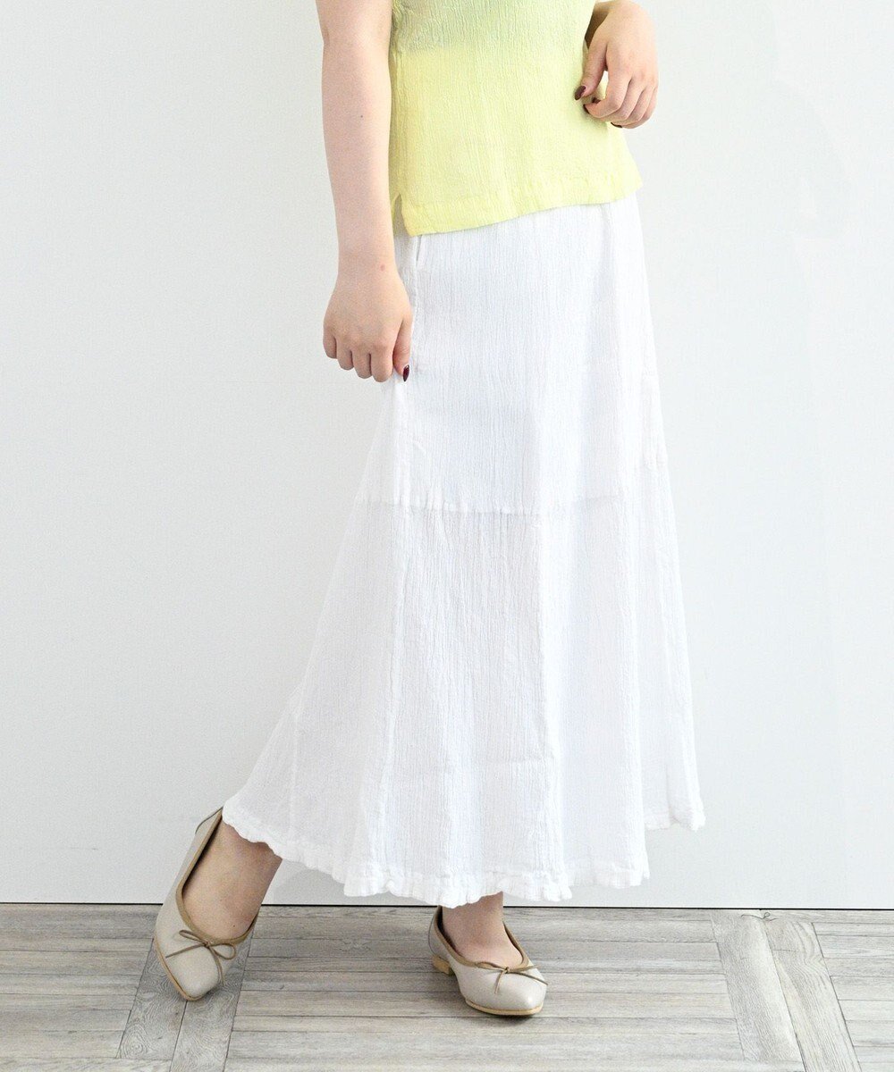 【その他のブランド/Other】のcreperie SKIRT インテリア・キッズ・メンズ・レディースファッション・服の通販 founy(ファニー) 　ファッション　Fashion　レディースファッション　Fashion for Women　スカート　Skirts　インナー　Innerwear　コレクション　Collection, Seasonal Line　ネコ　Cat, Feline Motif　バランス　Balance, Style Balance　フォルム　Silhouette, Form　フレア　Flare, Flared　ポケット　Pocket, Pocket Detail　A/W・秋冬　Autumn/Winter　S/S・春夏　SS, Spring/Summer, Warm Season　新作・新入荷　New Arrivals / New In　日本製　Made In Japan　夏　Summer　WHITE|ID: prp329100004650202 ipo3291000000033593515