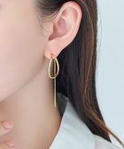 【フィービィー/phoebe】の【金属アレルギー対応】2wayウェーブラインフープイヤリング ゴールド/ニッケルフリー ゴールド|ID: prp329100004650397 ipo3291000000033596504